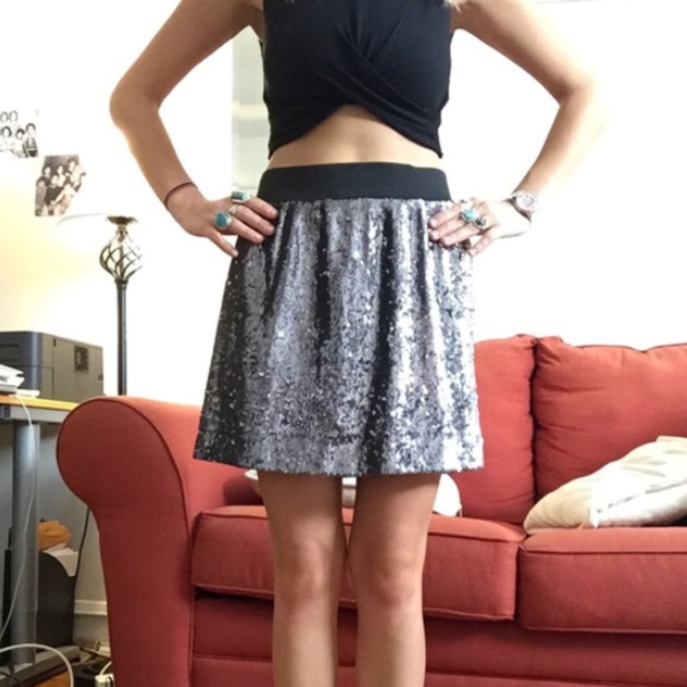 Aqua Brand Sparkly Skirt
